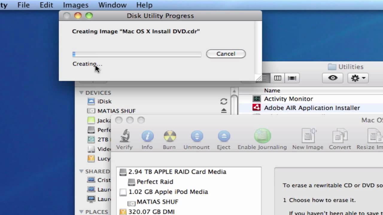burn video file to dvd player osx