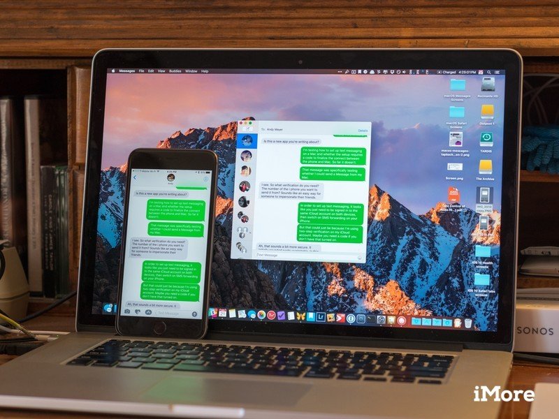 get code on my mac for text message forwarding